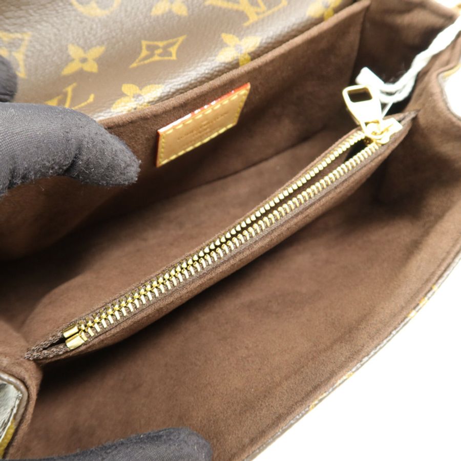 LOUIS VUITTON Monogram Pochette Metis East West手挽肩背兩用袋-4