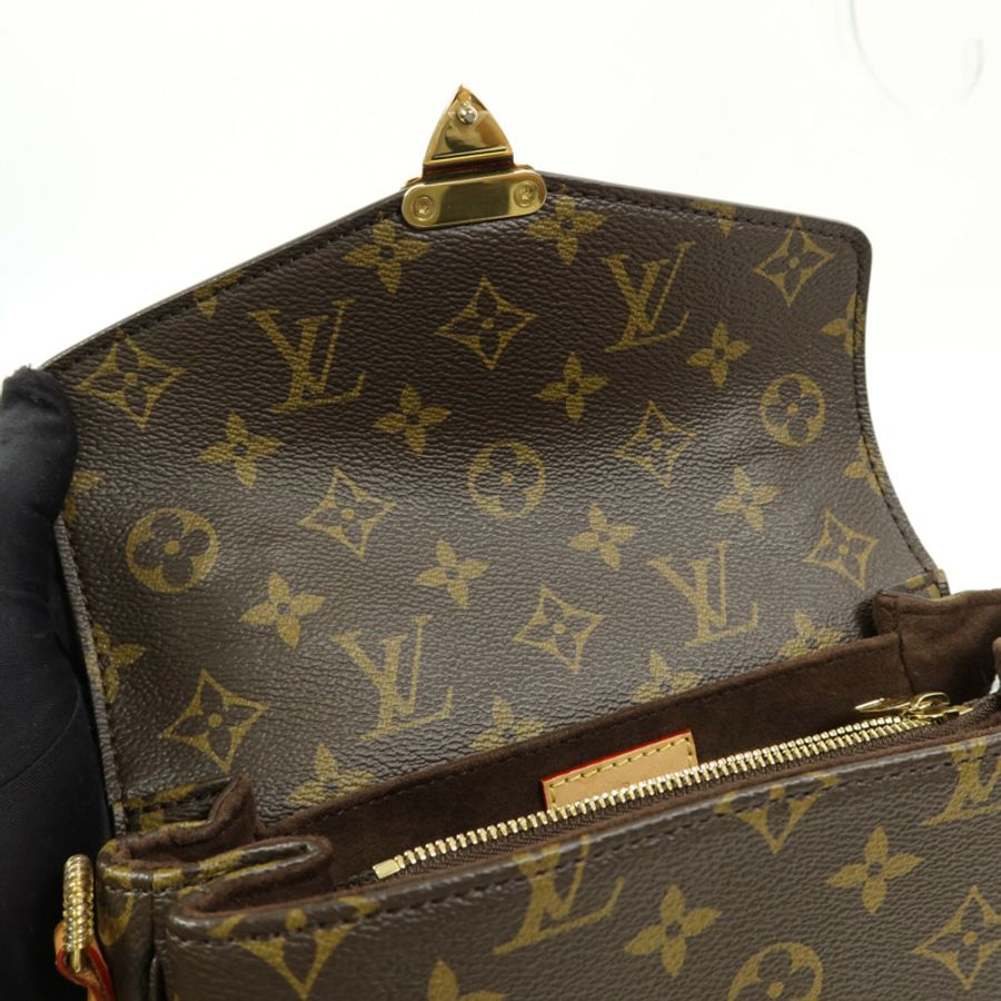 LOUIS VUITTON Monogram Pochette Metis East West手挽肩背兩用袋-6