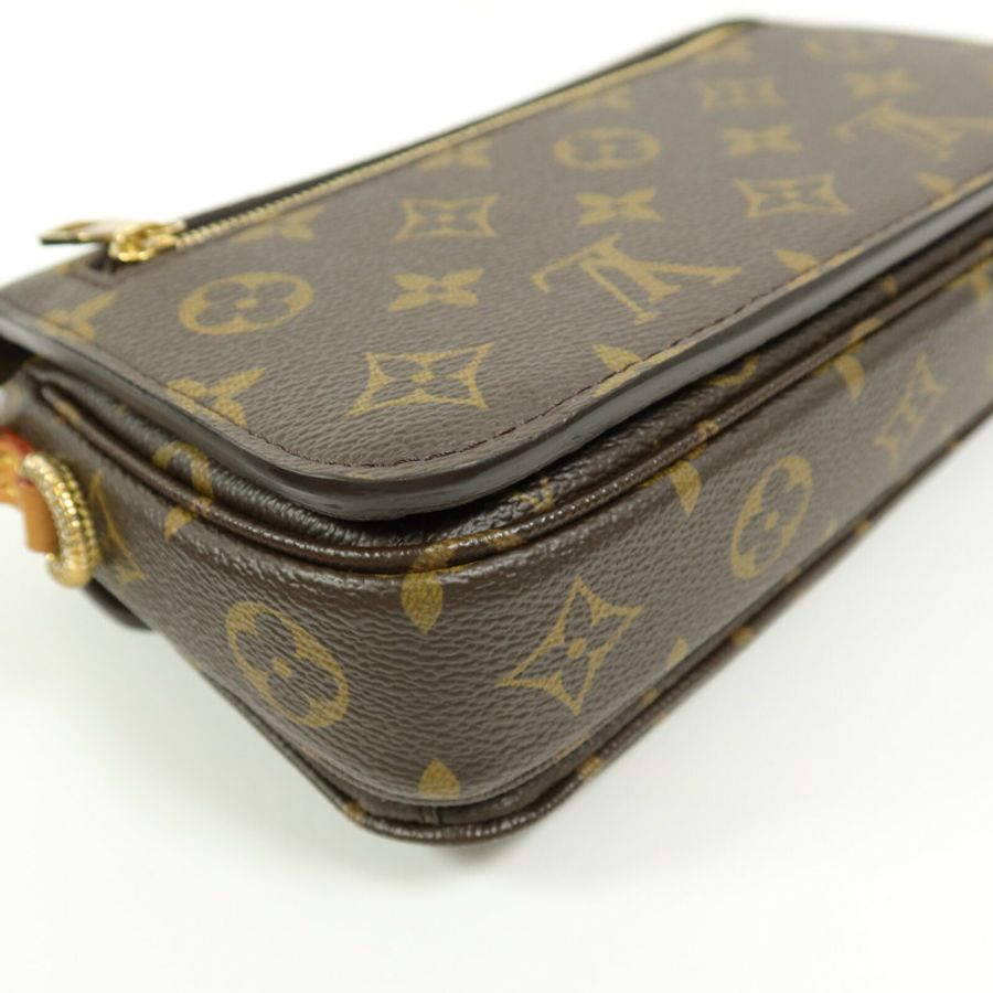 LOUIS VUITTON Monogram Pochette Metis East West手挽肩背兩用袋-16