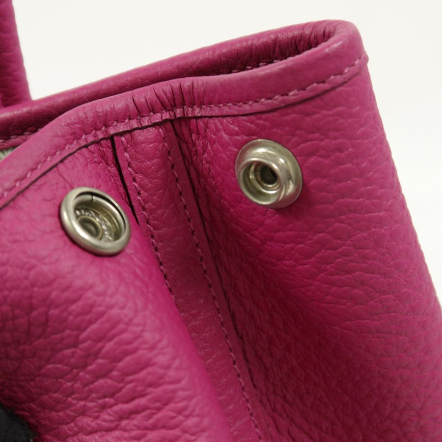 HERMES Negonda皮革Garden Party TPM 30手挽袋-6