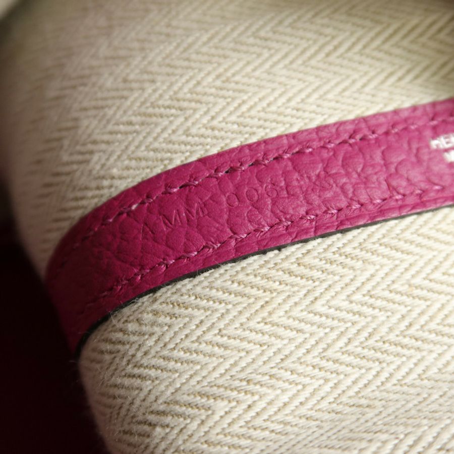 HERMES Negonda皮革Garden Party TPM 30手挽袋-8