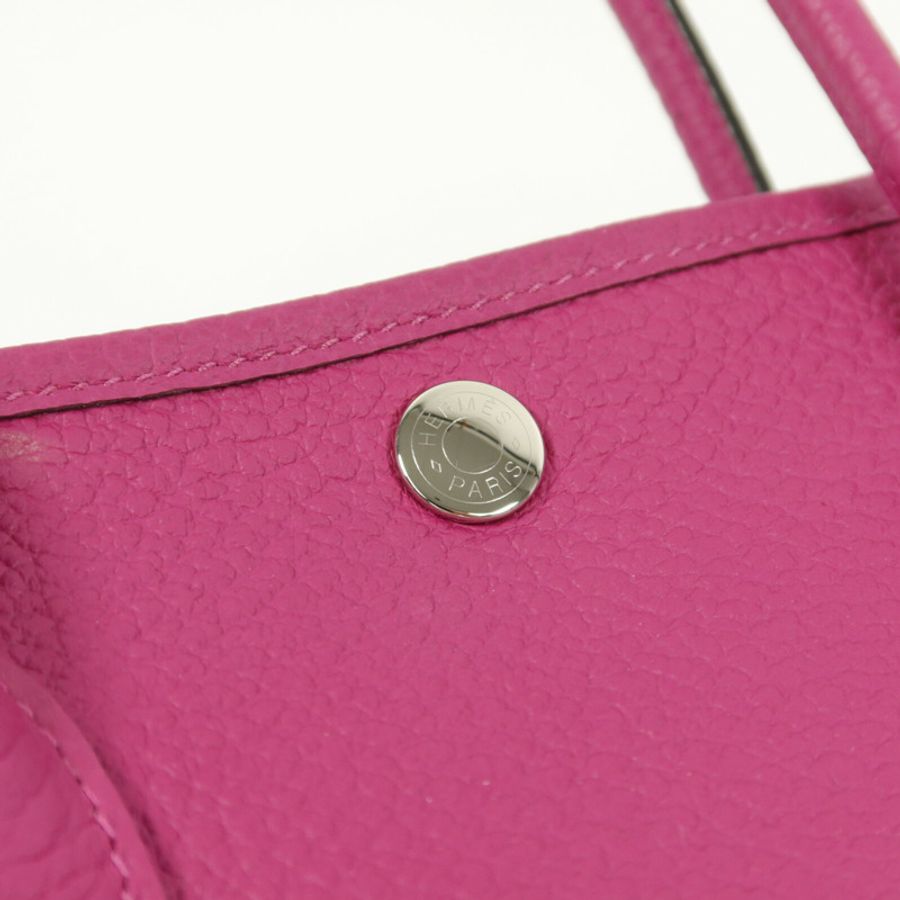 HERMES Negonda皮革Garden Party TPM 30手挽袋-9