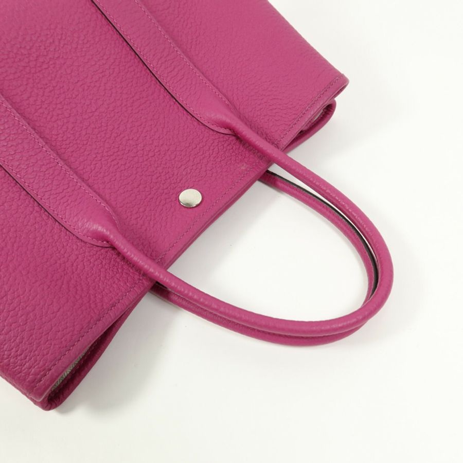 HERMES Negonda皮革Garden Party TPM 30手挽袋-10