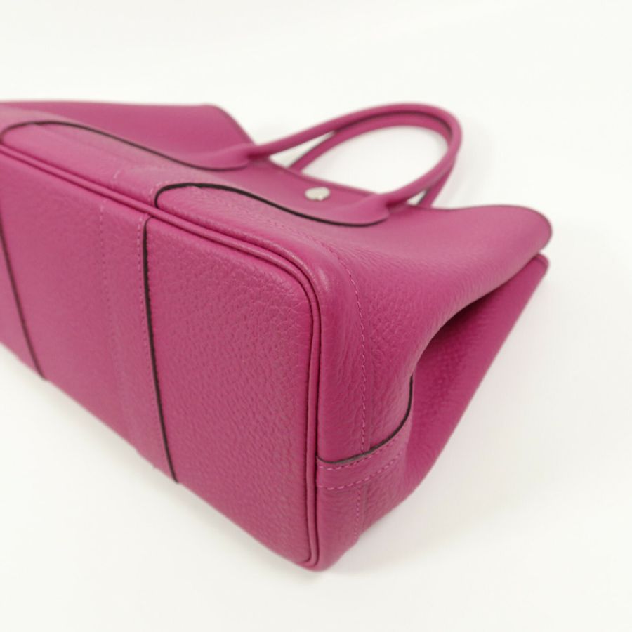 HERMES Negonda皮革Garden Party TPM 30手挽袋-11