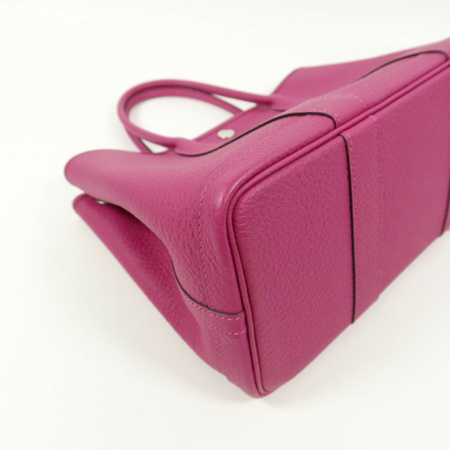 HERMES Negonda皮革Garden Party TPM 30手挽袋-12