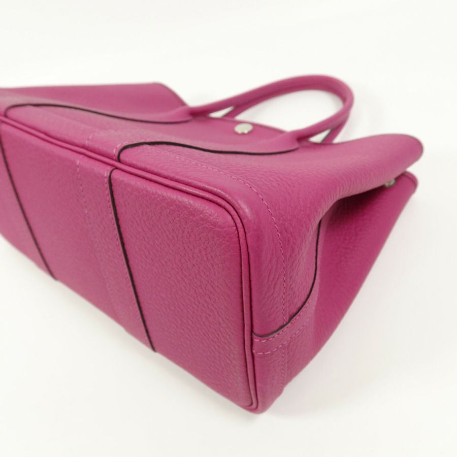 HERMES Negonda皮革Garden Party TPM 30手挽袋-13