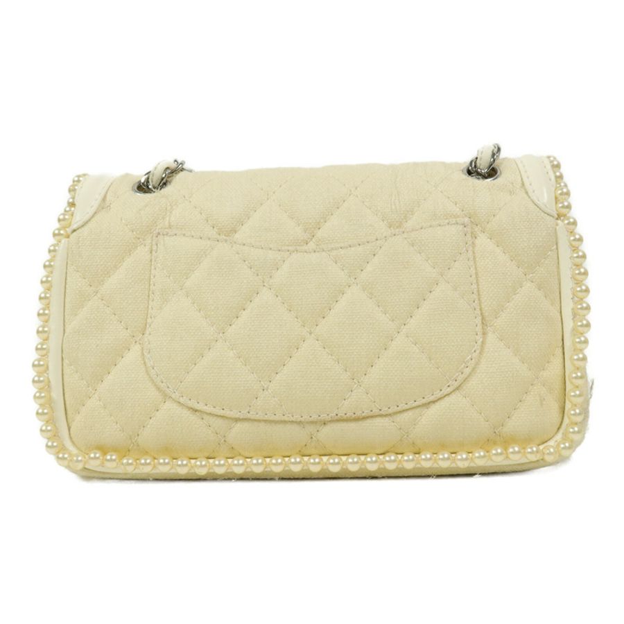 CHANEL 帆布Chain Shoulder Bag鏈帶肩背袋-1