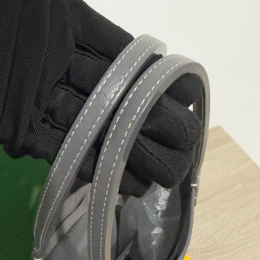Goyard mini tote 菜籃 灰色 二手閒置 全配🩶-3