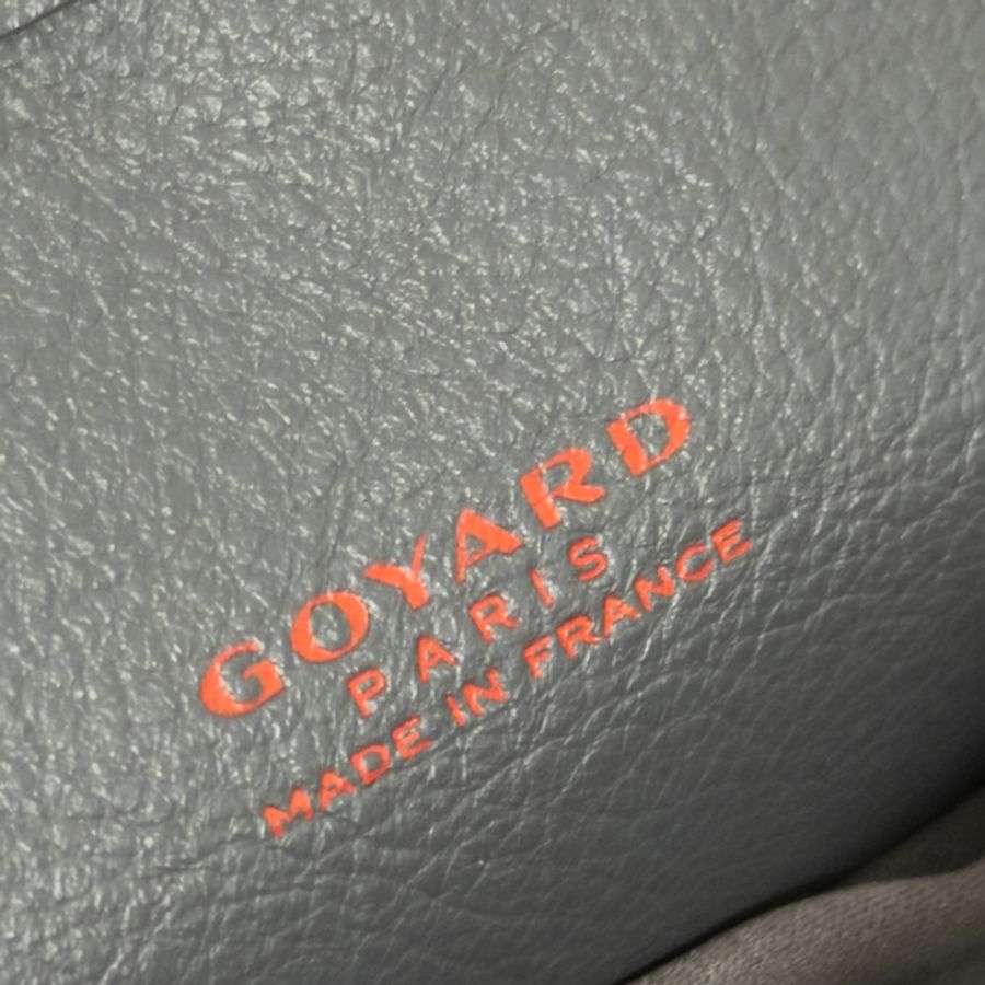 Goyard mini tote 菜籃 灰色 二手閒置 全配🩶-17