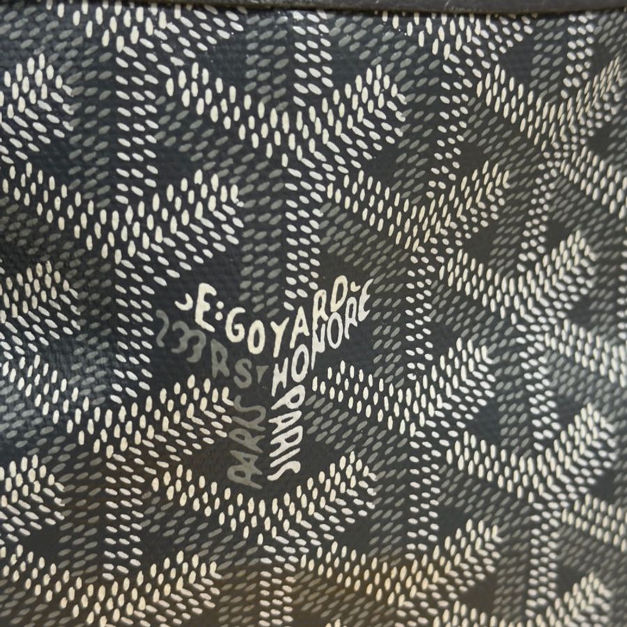 Goyard mini tote 菜籃 灰色 二手閒置 全配🩶-19
