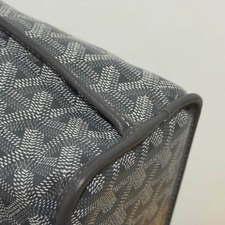 Goyard mini tote 菜籃 灰色 二手閒置 全配🩶-25