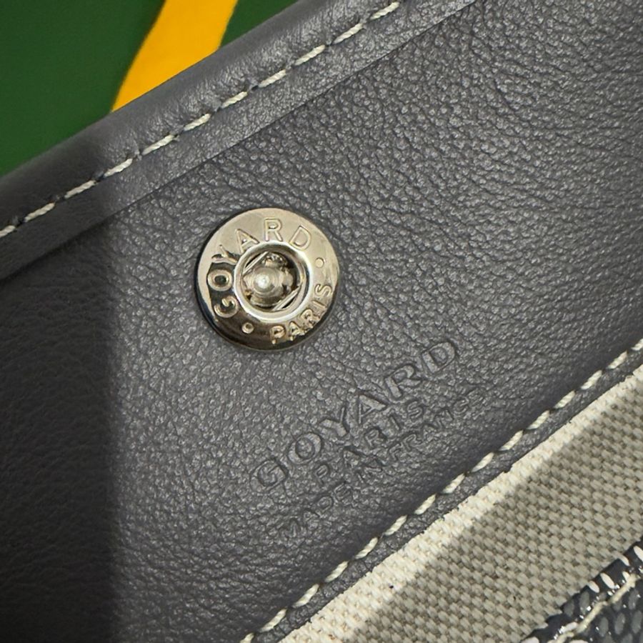 Goyard mini tote 菜籃 灰色 二手閒置 全配🩶-43
