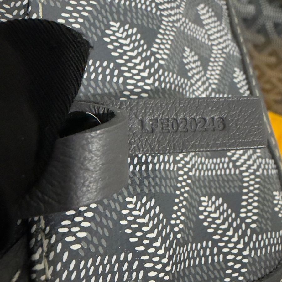 Goyard mini tote 菜籃 灰色 二手閒置 全配🩶-58