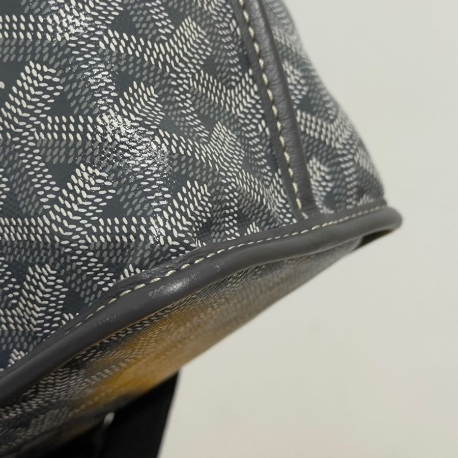 Goyard mini tote 菜籃 灰色 二手閒置 全配🩶-60