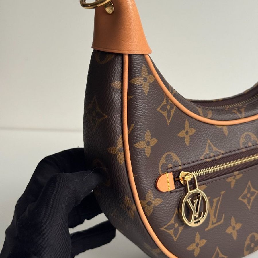 99新🆕 Louis Vuitton 路易威登 Loop 老花碗豆包-10