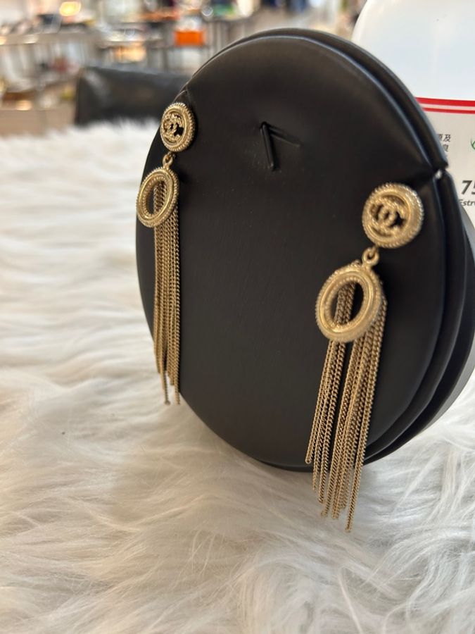 Chanel 流蘇 耳針式 耳環-6