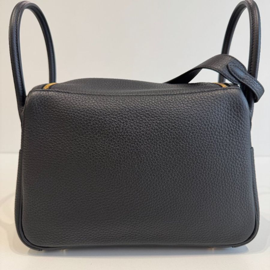 閒置新🆕 Hermès 愛馬仕 Lindy 26 黑色金釦-8