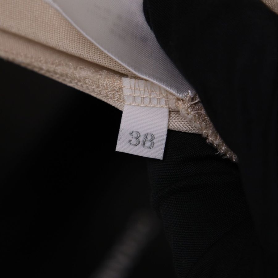 Dior裸粉金色扭结短袖连衣裙-30