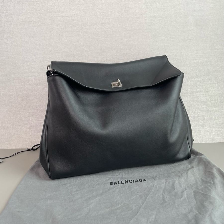 ✨Balenciaga巴黎世家|25新款Rodeo messenger郵差黑銀大號|98新-2