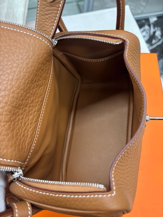 Hermes 愛馬仕 金棕mini lindy,二代,K刻,tc-8