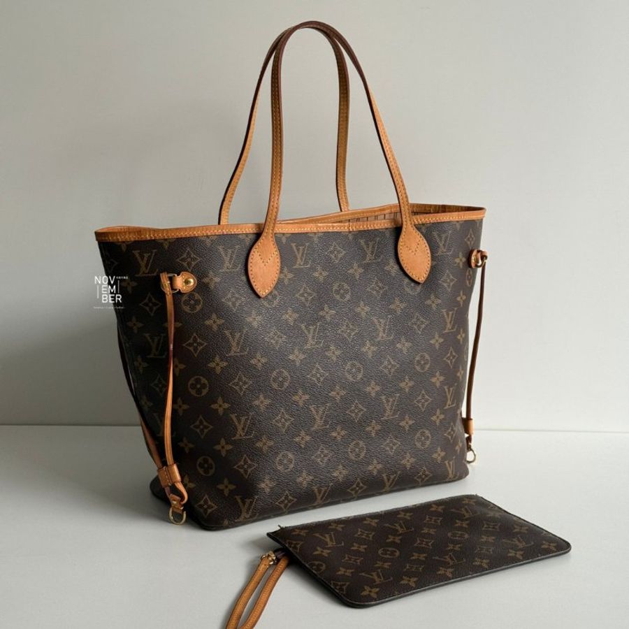 98新🆕 Louis Vuitton 路易威登 Neverfull MM 老花托特包-1