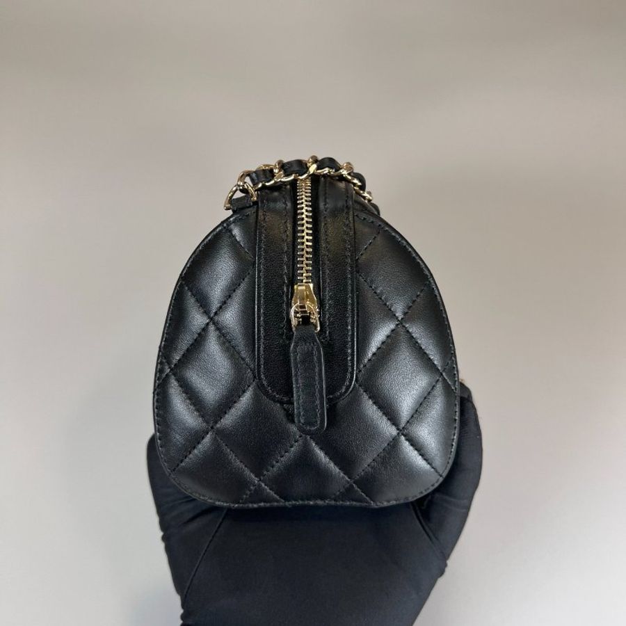 CHANEL 波士頓羊皮黑 AP4411/晶片款-3