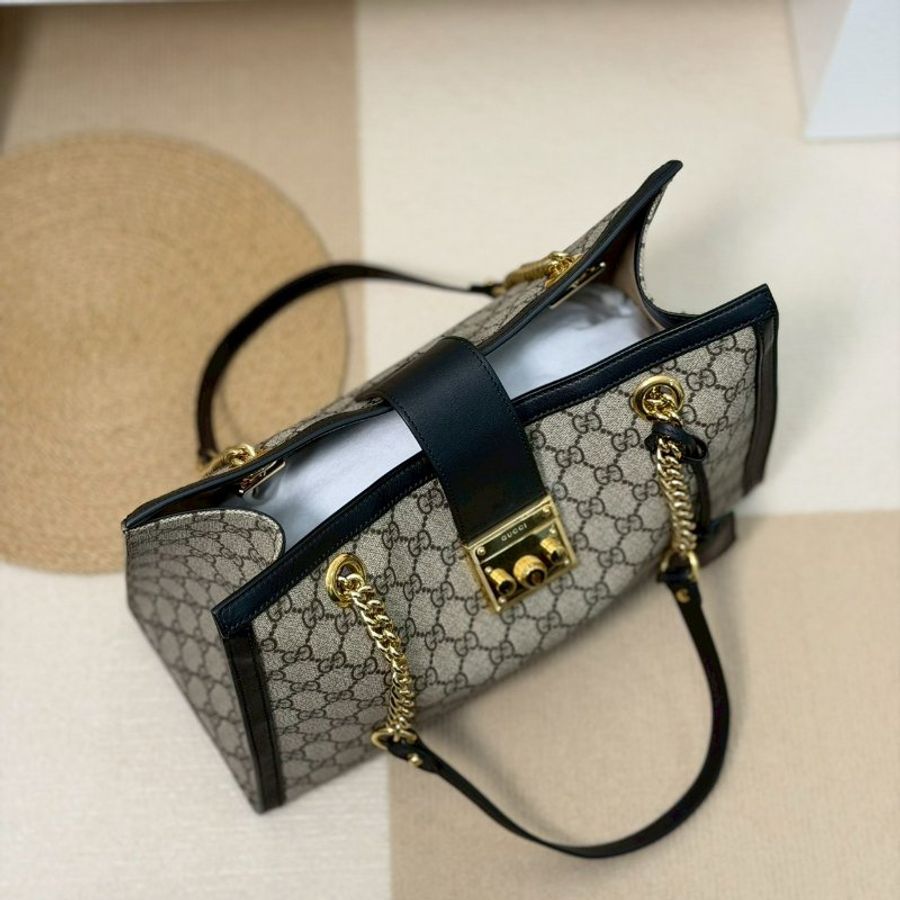 🏷Gucci 古馳.Padlock Tote 托特包 中號-13