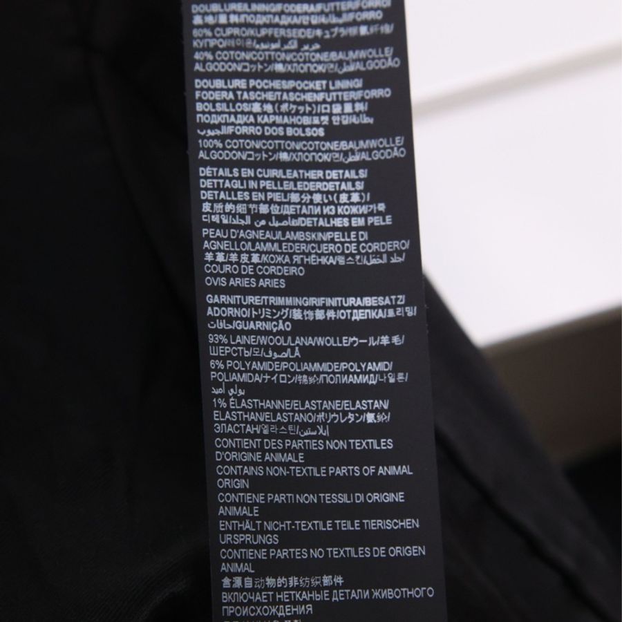 YSL黑白羊毛拼接棒球服夹克外套-17