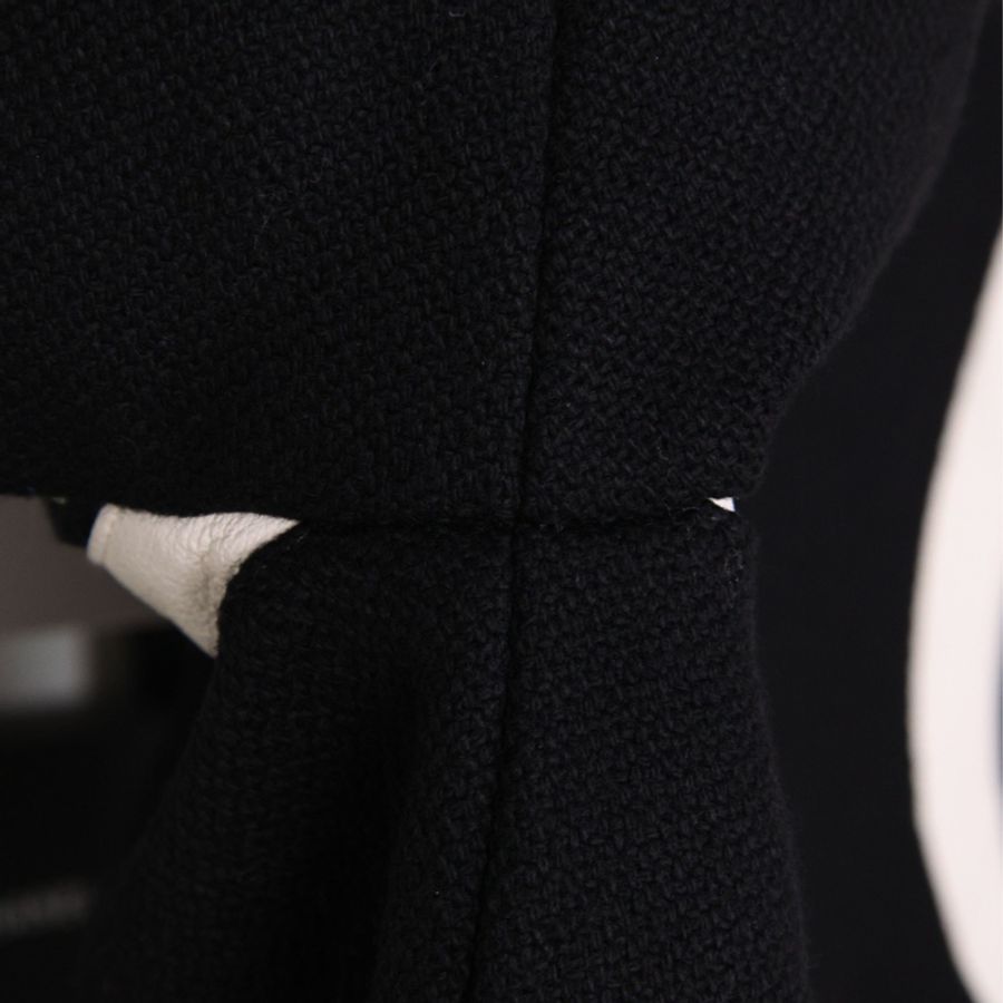 YSL黑白羊毛拼接棒球服夹克外套-27