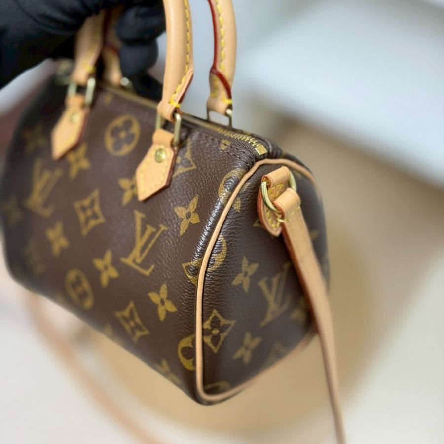 (絕版美品!稀有釋出✨)🏷LV 路易威登.Nano Speedy M61252-9