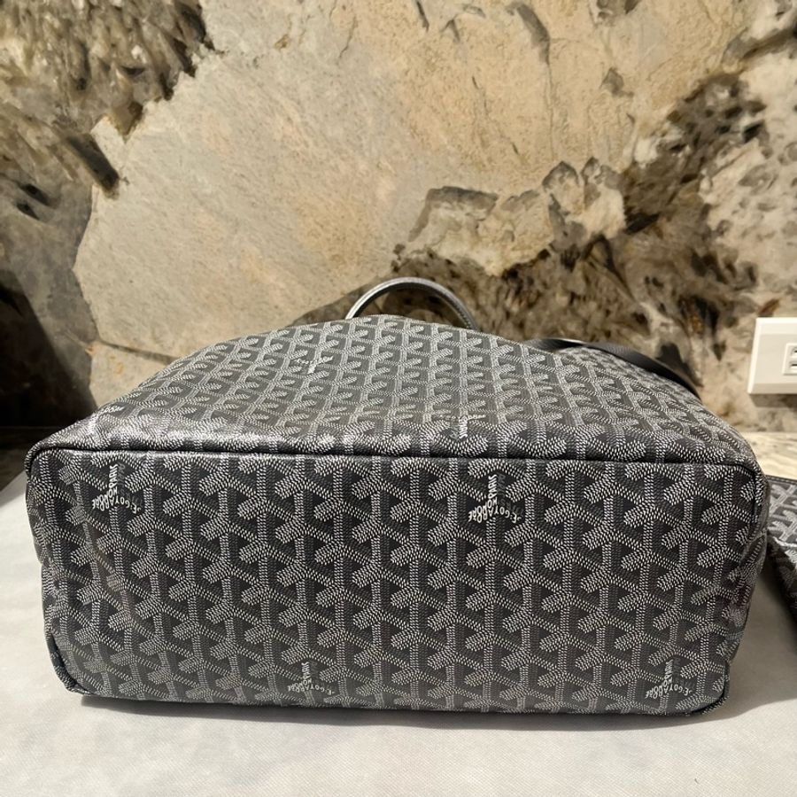 Goyard Saint Louis PM灰老花托特包-4