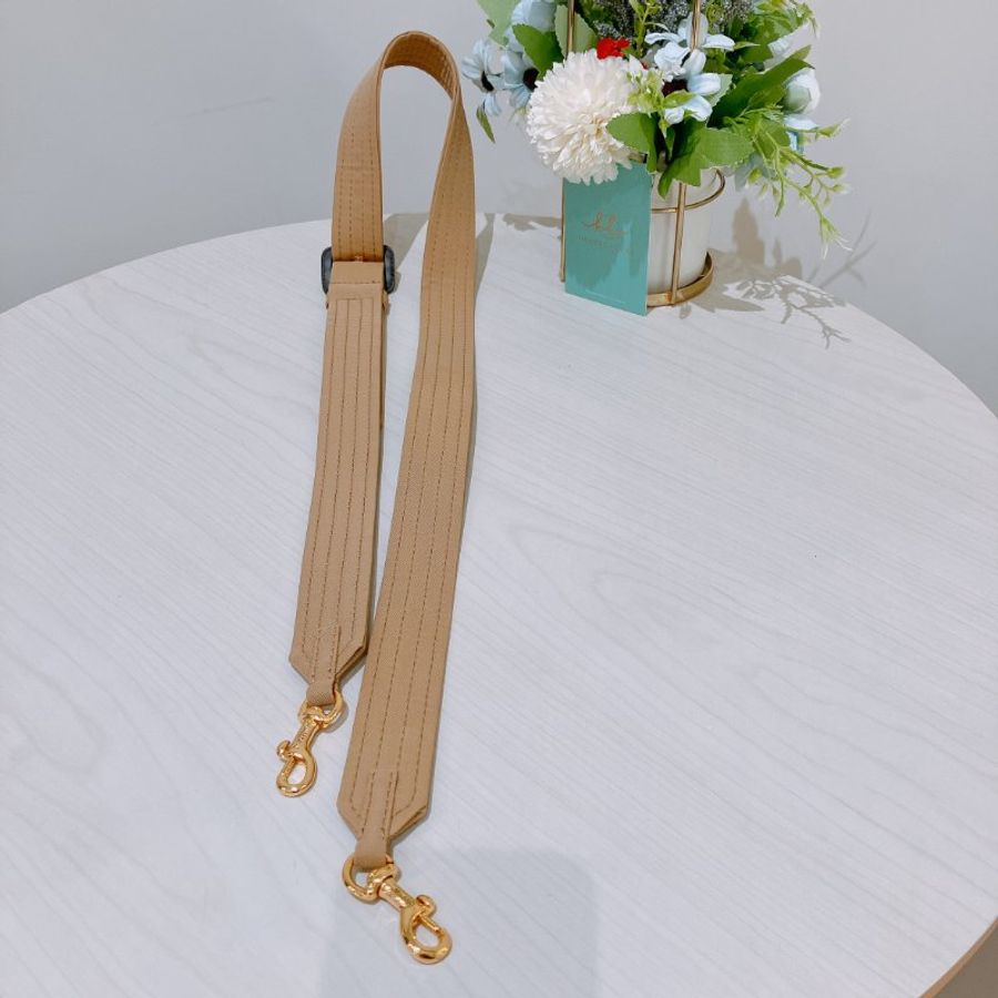 TK2081 Moschino 莫斯奇諾風褸形狀肩帶包包 Tan Trench Details Biker Bag Beige-26