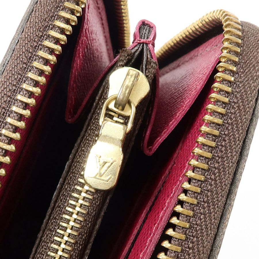 LOUIS VUITTON Monogram Clemence Wallet金扣長錢包-7