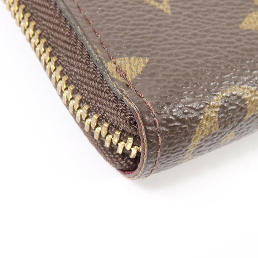 LOUIS VUITTON Monogram Clemence Wallet金扣長錢包-11