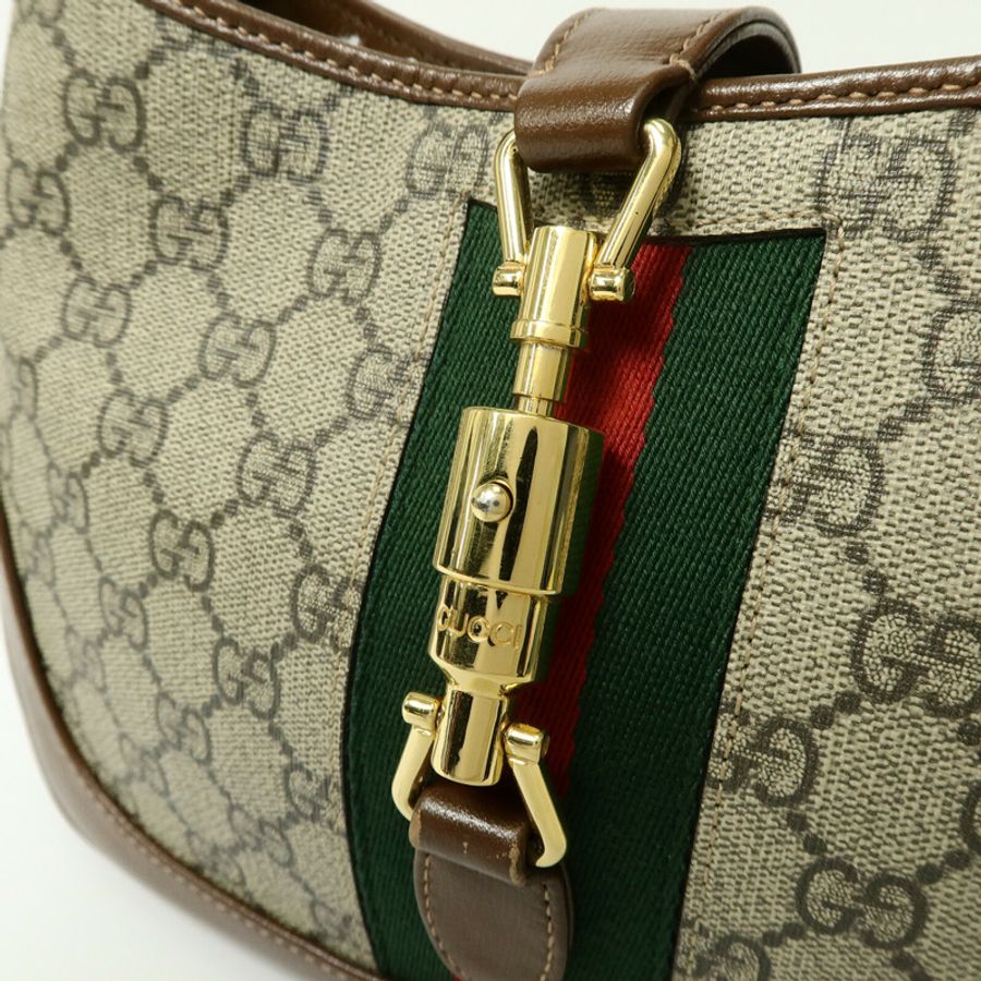 GUCCI 塗層帆布Jackie 1961 Small手挽肩背兩用袋-6