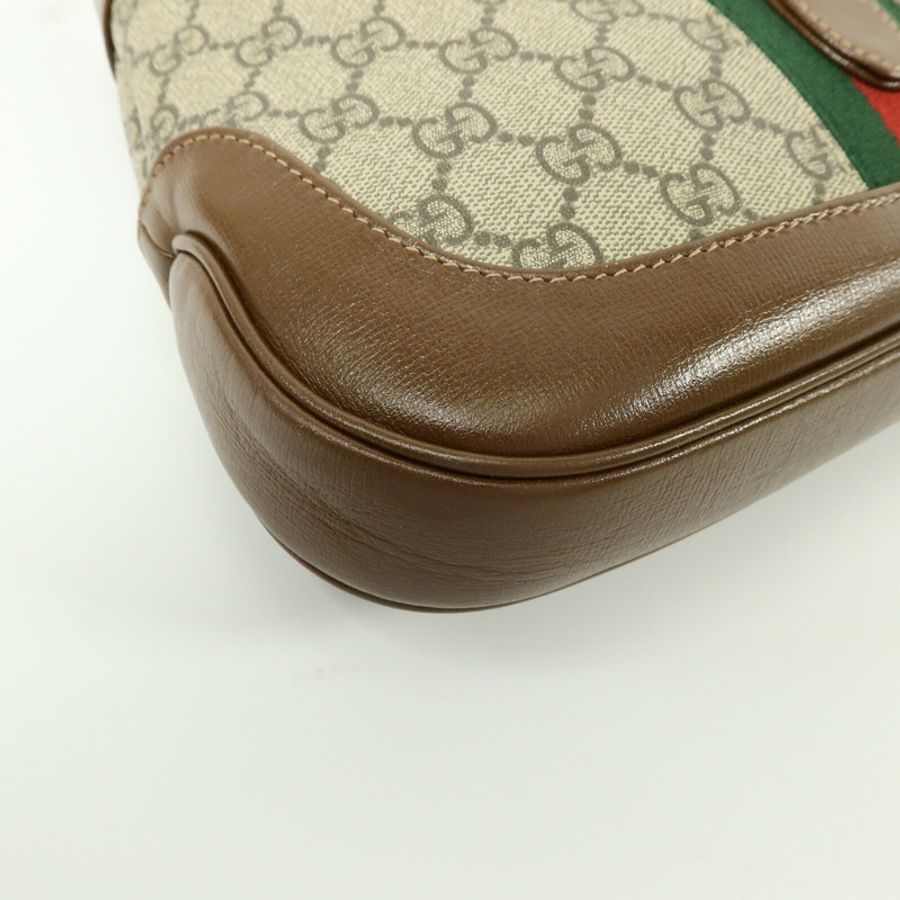 GUCCI 塗層帆布Jackie 1961 Small手挽肩背兩用袋-10