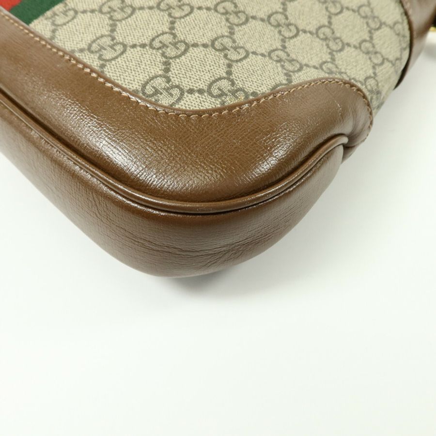 GUCCI 塗層帆布Jackie 1961 Small手挽肩背兩用袋-11