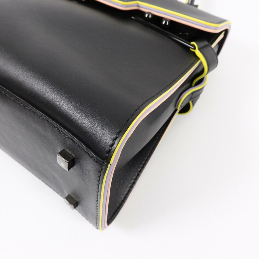 Delvaux 牛皮皮革Tempete MM手挽肩背兩用袋-8