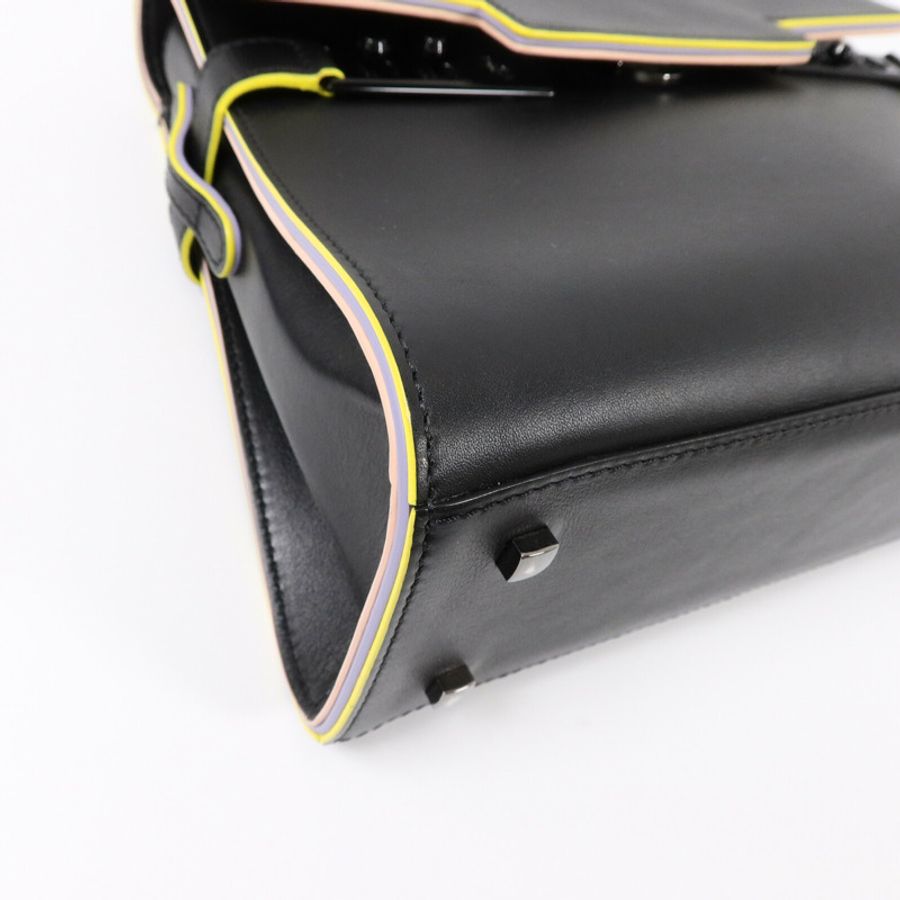 Delvaux 牛皮皮革Tempete MM手挽肩背兩用袋-9