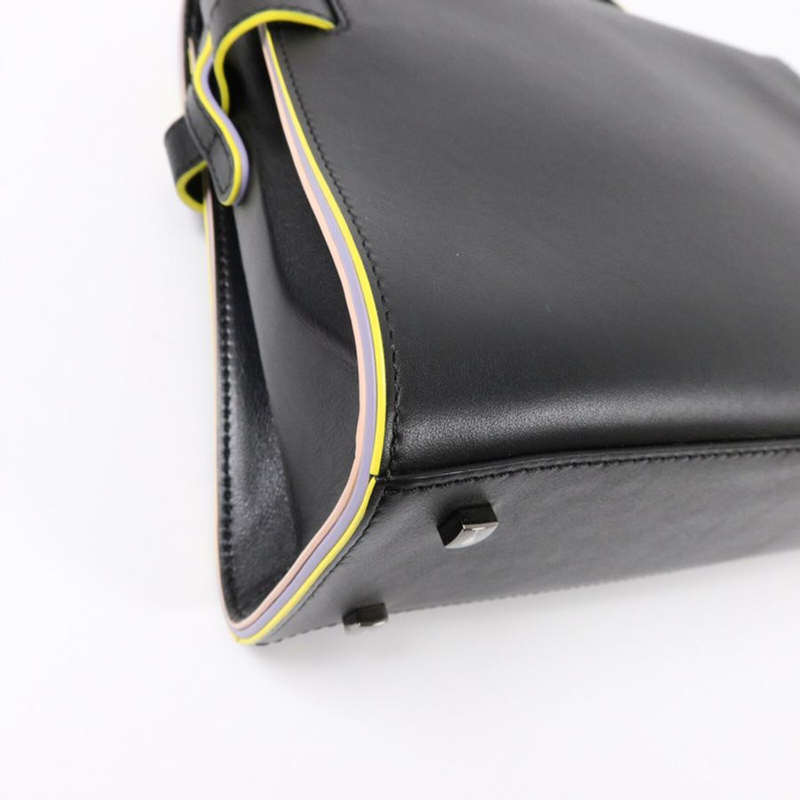 Delvaux 牛皮皮革Tempete MM手挽肩背兩用袋-11