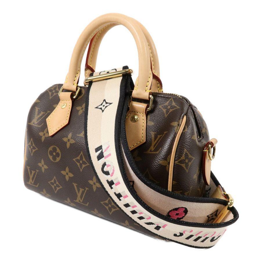 LOUIS VUITTON Monogram Speedy Bandouliere 20手挽肩背兩用袋-2
