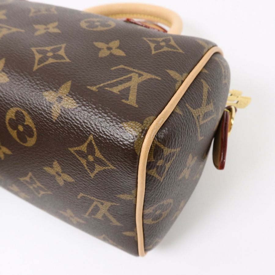 LOUIS VUITTON Monogram Speedy Bandouliere 20手挽肩背兩用袋-11