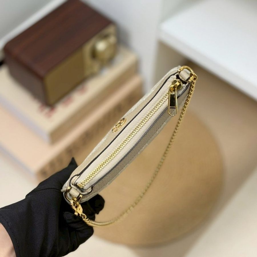 🏷Gucci 古馳.Ophidia Mini 小麻將 燕麥色-13