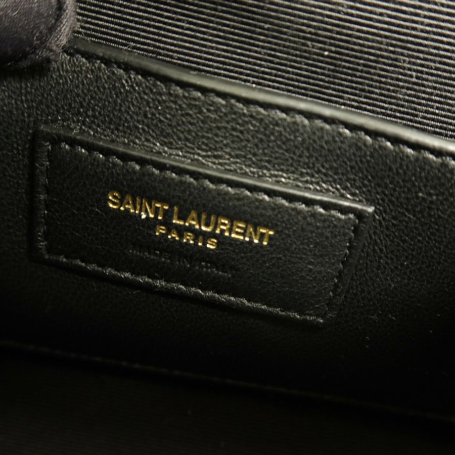 SAINT LAURENT 牛皮皮革Envelope Small鏈帶肩背袋-9