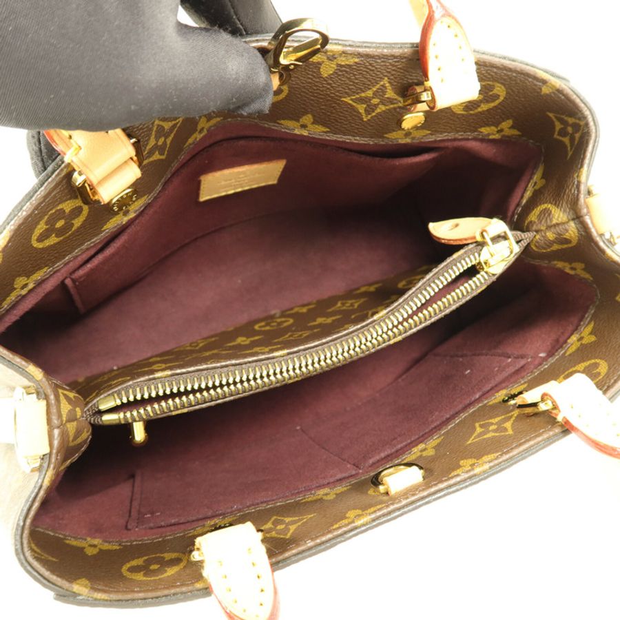 LOUIS VUITTON Monogram Montaigne BB手挽肩背兩用袋-4