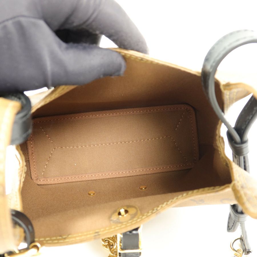 LOUIS VUITTON Monogram Reverse Atlantis BB金扣手挽肩背兩用袋-4