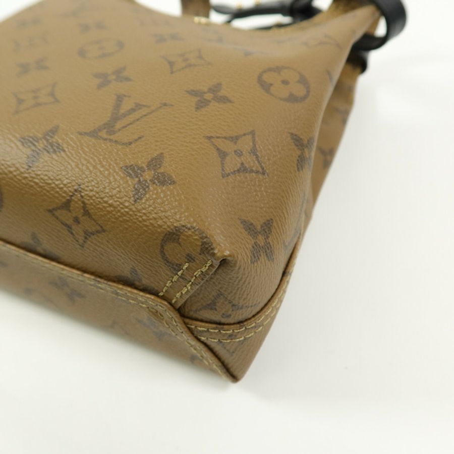 LOUIS VUITTON Monogram Reverse Atlantis BB金扣手挽肩背兩用袋-12