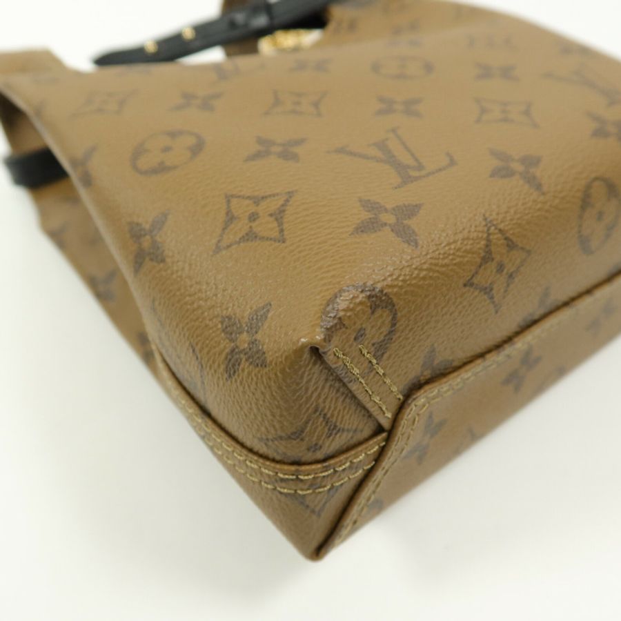 LOUIS VUITTON Monogram Reverse Atlantis BB金扣手挽肩背兩用袋-13