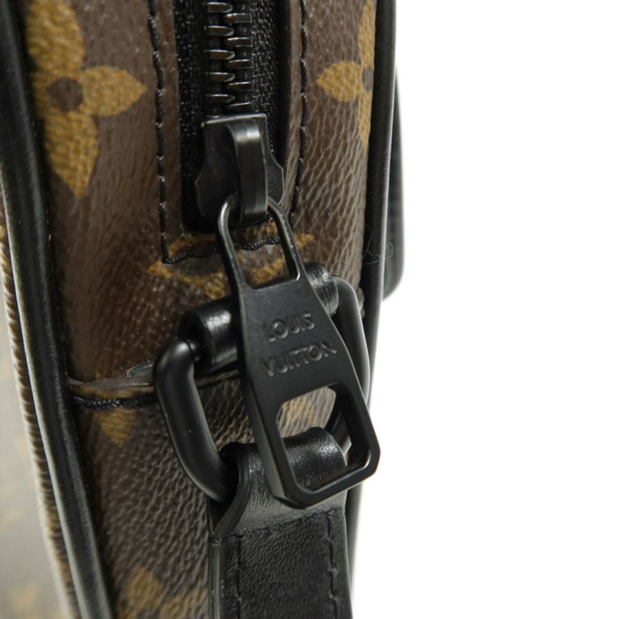 LOUIS VUITTON Monogram Macassar Christopher Wearable Wallet肩背袋-8