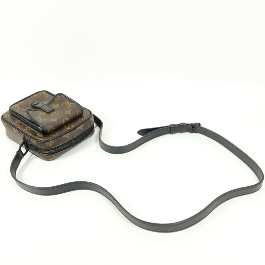 LOUIS VUITTON Monogram Macassar Christopher Wearable Wallet肩背袋-9